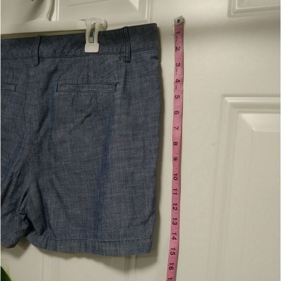 Lands Inn 5 inch Classic Linen/Chambray Shorts Low Rise16 - Picture 8 of 11